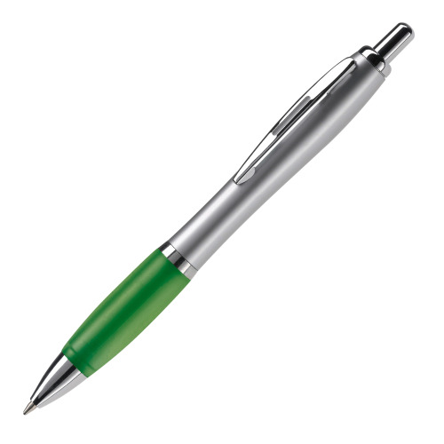 Długopis Hawaï srebrny Srebrny / zielony LT80422-N0531 