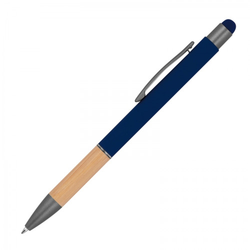 Długopis metalowy touch pen soft touch BRYGIDA Granatowy 1358144 (1)
