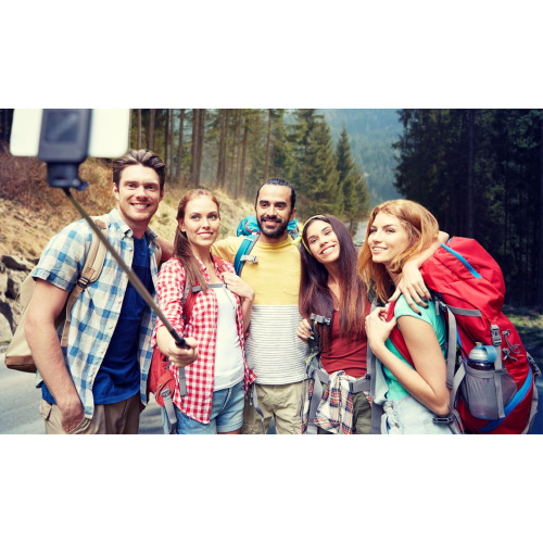 Selfie Stick AF15 z pilotem i funkcją statywu Huawei Czarny EG 031503 (1)