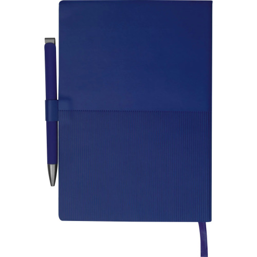 Notes A5 w linie z długopisem MERSIN Granatowy 562044 (4)