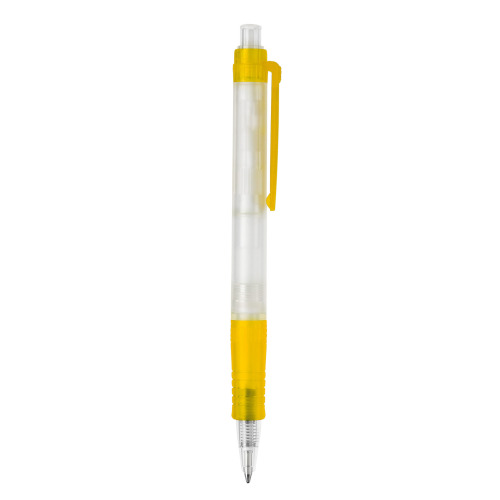 Długopis Vegetal Pen Clear przejrzysty Ecru / żółty LT87540-N5441 (2)