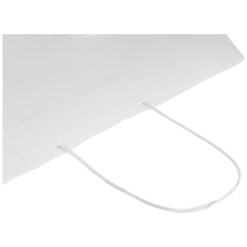 Torba z papieru Kraft ze skręconymi uchwytami – 31 x 12 x 25 cm Biały 1ZM00801 (6)