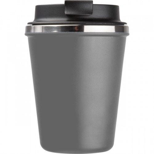 Kubek termiczny 350 ml z powłoką z recyklingu METODY Szary 8496207 (5)