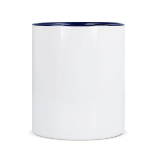 Kubek subli Oslo kolorowy w środku i uchwycie 300ml Biały / ciemnoniebieski LT51164-N0110 (4)