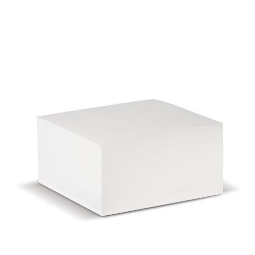 Blok w kształcie kostki 10x10x5cm Biały LT91737-N0001 