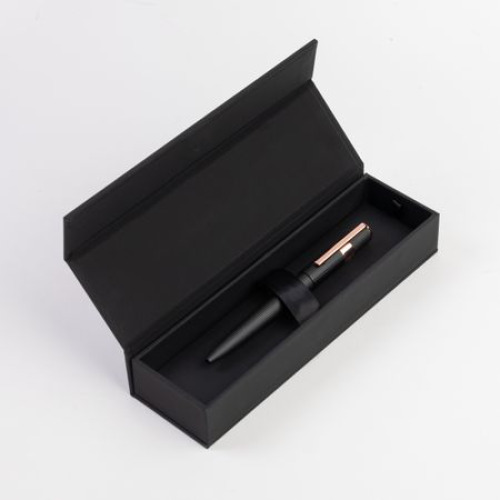 Długopis Gear Pinstripe Black / Rosegold Czarny HSV2854E (2)