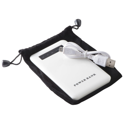 Power bank plastikowy KINGSVILLE Biały 351406 (1)