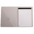 Teczka konferencyjna ok. A4 z kartonu z recyklingu z notatnikiem Neutralny V2592-00  thumbnail