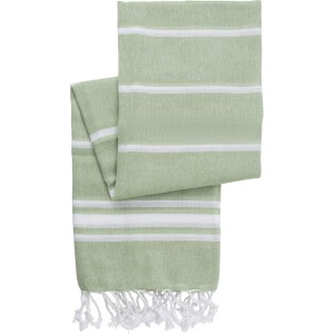 Bawełniany ręcznik hammam jasnozielony