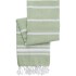 Bawełniany ręcznik hammam jasnozielony V8299-10  thumbnail