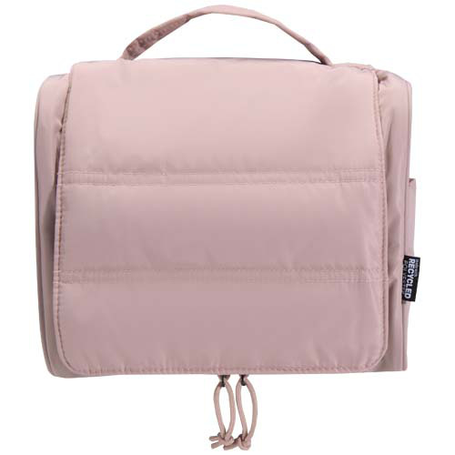 Puffer kosmetyczka na pasku o pojemności 8 l z recyklingu z certyfikatem GRS Przygaszony róż 13011770 (2)