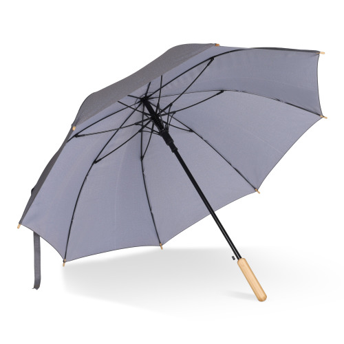 Składany parasol 25” z plastiku z recyklingu Szary LT97114-N0061 (3)