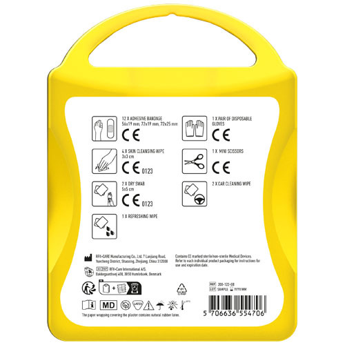 MyKit Zestaw pierwszej pomocy - Samochód Przezroczysty żółty 1Z250506 (4)