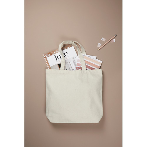 Torba na zakupy VINGA Hilo AWARE™, płótno z recyklingu Biały VG491-19 (2)