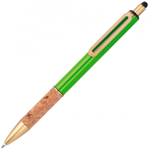 Długopis metalowy touch pen CAPRI Jasnozielony 369029 