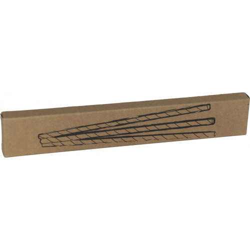 Słomki do napojów tekturowe 10 szt. LINA Czerwony 8119105 (7)