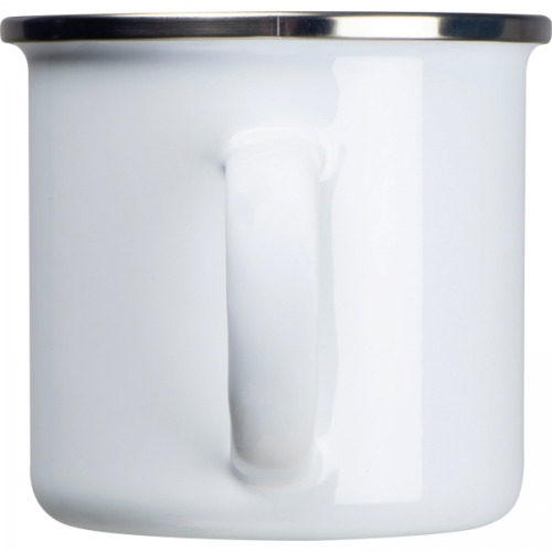 Kubek emaliowany do sublimacji 300 ml LUCAS Biały 8370406 (5)