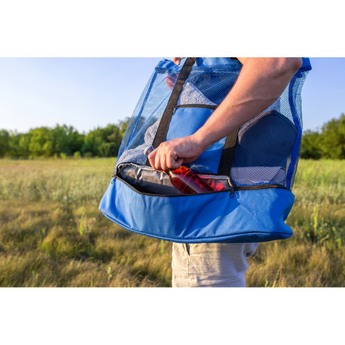 Torba plażowa, na zakupy, torba termoizolacyjna RPET | Maxwell Szary V7292-19 (6)