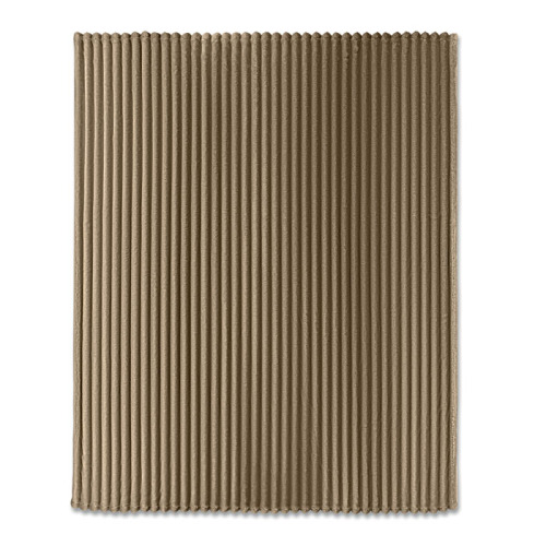 Polarowy koc w paski RPET Khaki MO3184-39 (2)