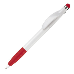 Długopis Cosmo Stylus Grip Biały / czerwony