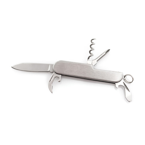 Nóż wielofunkcyjny, scyzoryk, 6 funkcji Srebrny V7718-32 (1)