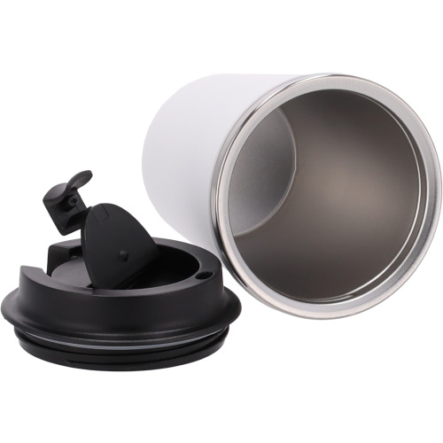 Kubek termiczny 350 ml z powłoką z recyklingu METODY Biały 8496206 (5)