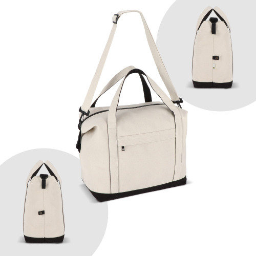 Torba podróżna InSideOut Reuuz Canvas 32 x 60 x 20 cm Beżowy / czarny LT57114-N5502 (2)