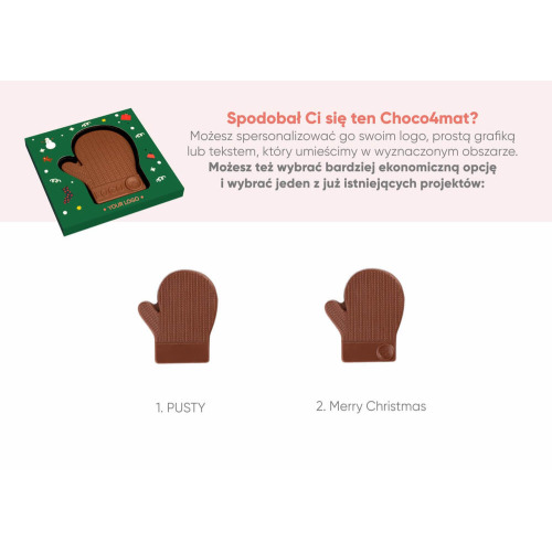 Czekoladowy Kształt Choco4Mat Rękawiczka Wielokolorowy S0314/RĘKAWICZKA/XM (8)