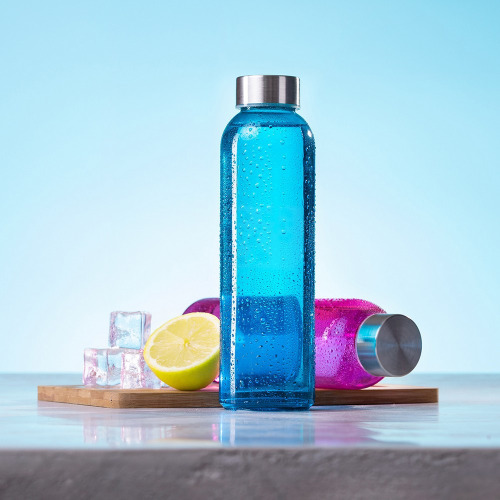 Szklana butelka sportowa 500 ml niebieski V0855-11 (3)