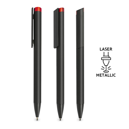 Długopis metalowy soft touch / Clipsy Dark Red IP13149553 (3)