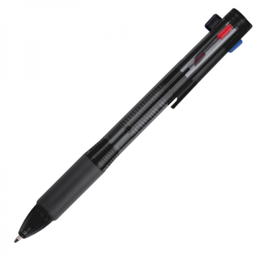 Długopis plastikowy 4w1 NEAPEL czarny 078903 (4)