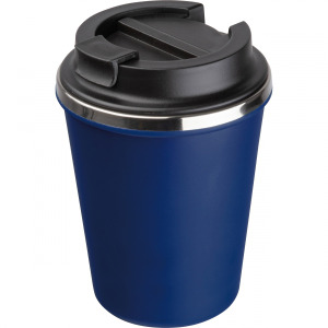 Kubek termiczny 350 ml z powłoką z recyklingu METODY Granatowy