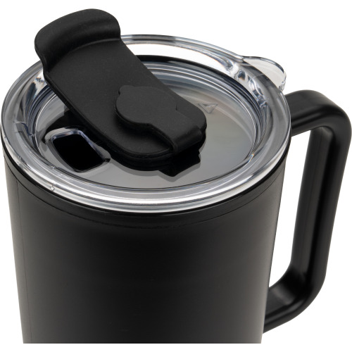 Kubek ze słomką XXL 1200 ml TEODORA Czarny 8468603 (5)