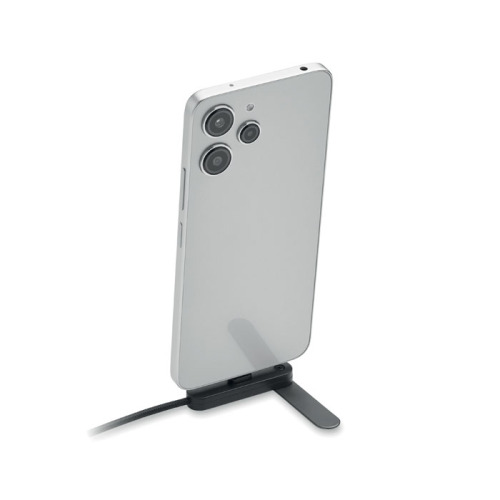 stojak na telefon z kablem USB-C o Czarny MO3192-03 (5)