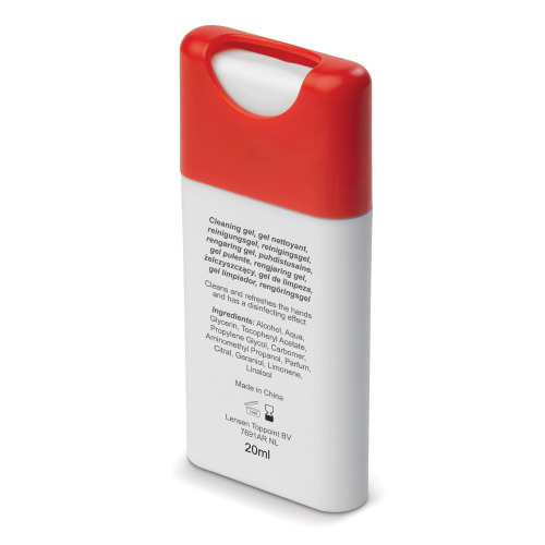 Spray do rąk 20ml Biały / czerwony LT91209-N0121 (2)