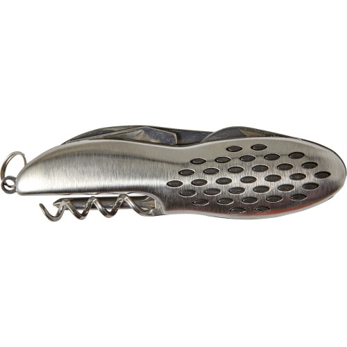 Nóż wielofunkcyjny, scyzoryk Srebrny V8791-32 