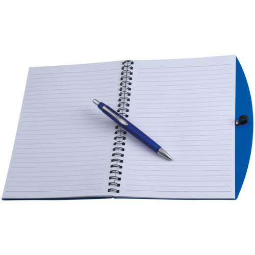 Notes A5 z długopisem TILBURG niebieski 092204 (2)