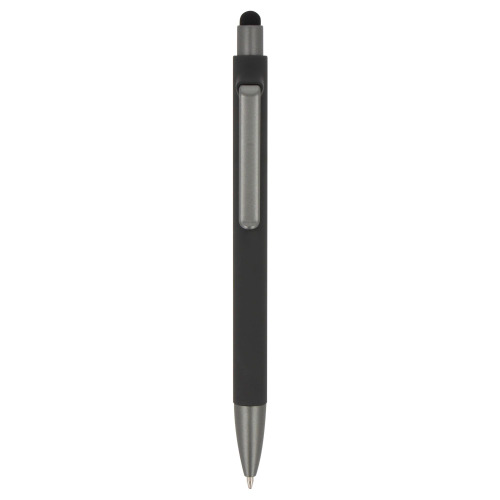 Pióro kulkowe Madeira z rysikiem R-ABS Szary LT87851-N0061 (1)
