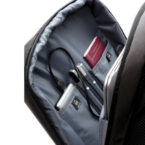 Plecak na laptopa 15" Lima, ochrona RFID czarny, szary P762.401 (8)
