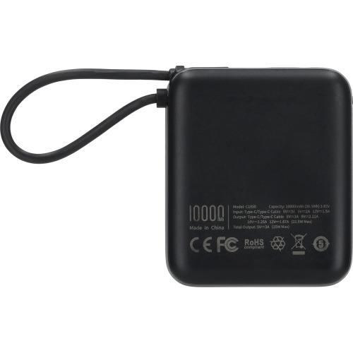 Power Bank 10000 mAh Fast Charge 22,5 W Czarny EG835003 (1)