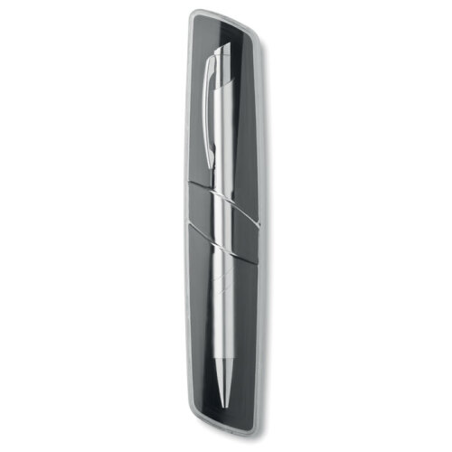 Aluminiowy długopis w pudełku srebrny mat MO8631-16 