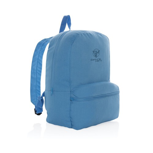 Plecak Impact AWARE™, bawełna z recyklingu niebieski P762.995 (4)