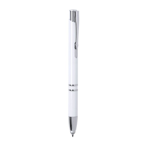 Długopis antybakteryjny, touch pen biały V1984-02 (3)