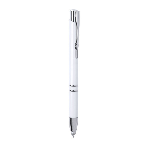 Długopis antybakteryjny, touch pen biały V1984-02 (3)