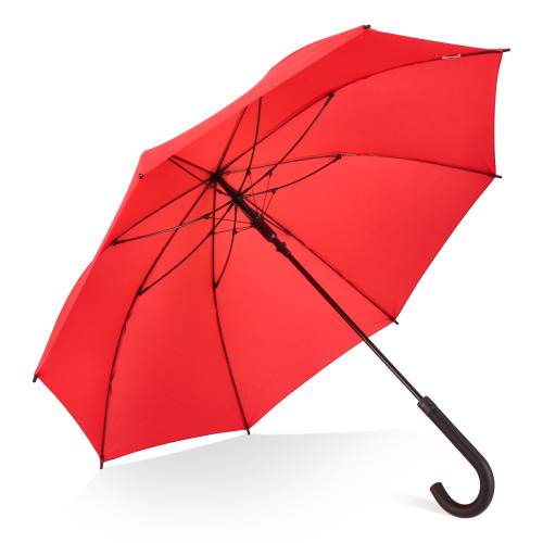 Verdure 190T Pongee 23" Wiatroodporny parasol z uchwytem, automatyczny Czerwony LT97119-N0021 (5)