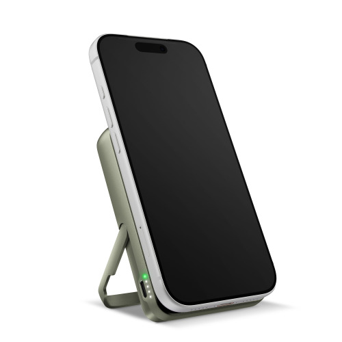 Fresh 'n Rebel Powerbank bezprzewodowy 10000 mAh kompatybilny z MagSafe Dried Green LT49745-N0049 (3)