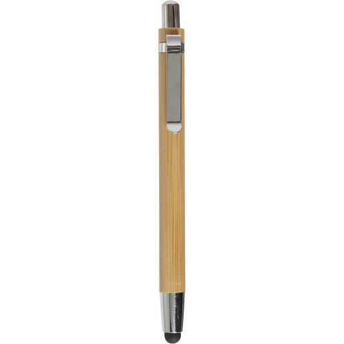 Bambusowy długopis, touch pen brązowy V1761-16 (2)