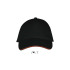 LONG BEACH Czapka 5 pan. Negro/Rojo S00594-BD-M  thumbnail