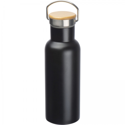Butelka termiczna stalowa 500 ml EDOARDO Czarny 6098303 