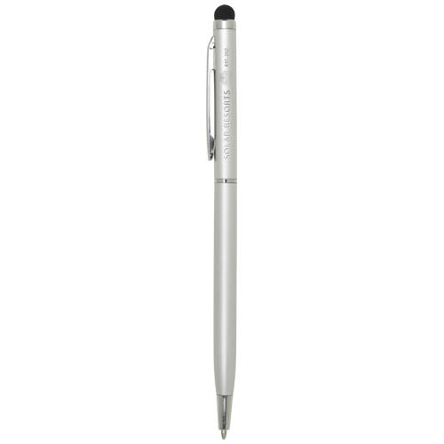 Ore aluminium ballpoint pen with stylus Srebrny 10625681 (1)